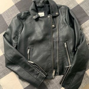 A&F Vegan Leather Moro Jacket
